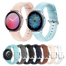 Modisches Leder-Uhrenarmband für Samsung Galaxy Watch 6 Active2 6Classic 5Pro Business-Armband für Huawei 4 GT3 Damenarmband