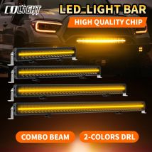 CO LIGHT ECE R112 R10 R7 42" Barra luminosa a LED Doppia fila Spot di inondazione Fascio combinato DRL Luci fuoristrada per camion Pickup per barche Trattore per auto