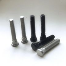 20 Stück Radbolzen der Güteklasse 12.9, Nabenbolzen, Schrauben, M12x1,25, M12x1,5, gerändelt, Außendurchmesser 14,3 mm, Länge 55/60/65 mm