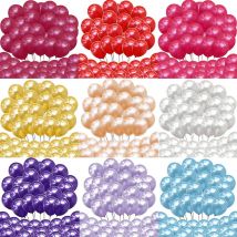 20 Stück 5 Zoll 10 Zoll 12 Zoll Perlen-Latex-Luftballons, glänzende Geburtstagsballons, Burgunderrot, Gold, Weiß, Blau, Silber, Ballon, Babyparty, Globo