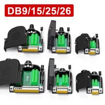 DB9 DB15 DB25 DB26 Männlich Weiblich Stecker 3 + 9 VGA Breakout Stecker Solderless 9Pin 15Pin 25Pin 26Pin 37Pin D-SUB RS232 Stecker