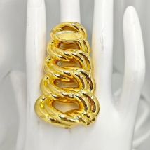 Vergoldeter Ring, trendiger Goldfarbener Liebesring für Damen und Herren, Paar, CZ-Kristallringe, Luxusmarke, Schmuck, Hochzeitsgeschenk