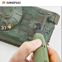 Minilijadora de pluma de 110V-220V, modelo militar de Gundam, pulidora de esquina redonda, máquina de herramientas