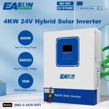 Inwerter solarny hybrydowy Easun 2KW 3.2KW 4KW 12V/24V MPPT Off Grid Czysta Sinusoida 100A 120A 230V 50/60Hz Ładowarka Inwertera Solarnego