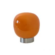  Macaron Glass Table Lamp for Hotel Bedroom Bedside Living Room Trichromatic Dimming Decoration Modern Minimalist Desk Lights