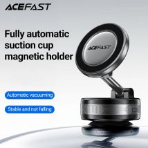 ACEFAST Supporto per telefono Mangetic con ventosa elettrica per iPhone 16 15Pro Max Staffa pieghevole Supporto con rotazione a 360 gradi per ufficio da viaggio