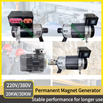 Generatore a magneti permanenti da 20KW 30KW 220V 380V Generatore CA trifase ad alta efficienza da 50 Hz dotato di regolatore di tensione