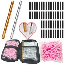 Marke Neue 3D Microblading Manuelle Stift Nadeln Permanent Make-Up Professionelle PMU Augenbraue Microblading Ring Caps Kit Set Werkzeug