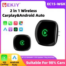 EKIY Universal 2-in-1-Funktion Wireless Carplay Adapter Wireless Carplay Android Auto Connector Smart Carplay Ai Box Auto Ai Box