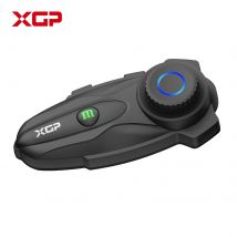 XGP X10 cuffie moto Bluetooth per casco comunicazione Wireless Mesh 3.0, Audio multifunzione per 10 motociclisti