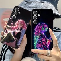 Demon Slayer Mitsuri Handyhülle für Samsung Galaxy S25 S24 S23 S22 S21 S20 Note20 Plus FE Ultra Color Protective Hübscher Luxus