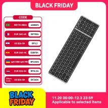 AUSDOM-teclado de escritorio Sofkeys2, teclado inalámbrico Dual con Bluetooth 5,0, estreno mundial, 2,4G, para negocios, oficina, hogar, ordenador portátil, 98 teclas