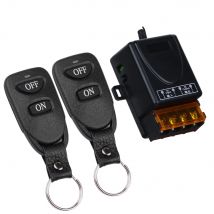 433 Mhz DC 12V 24V 36V 48V 30A Relè Interruttore di telecomando senza fili Trasmettitore RF Pulsante On Off per scaldabagni Lampada da soffitto