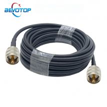 RG58 Koaxialkabel PL259 UHF-Stecker auf UHF-Stecker RF-Adapter Koax-Amateurfunk-Verlängerungskabel 50 Ohm 30 cm 50 cm 1 m 2 m 5 m 10 m