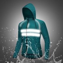 Wosawe Herren Radsport Wind jacke reflektierende Jacke wind dichte wasserdichte MTB Rennrad lange Trikot ultraleichte Fahrrad jacke