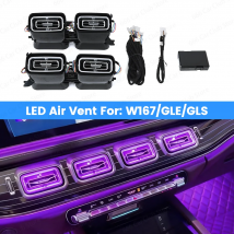 64 farben LED Lüftungsschlitze Für Mercedes Benz W167 GLE GLS GLE 53 GLS63 Innen Umgebungs Licht RGB Turbine Düse Dekorative Lampe Refit