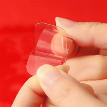 60 Teile/schachtel Keine Spur Doppelseitiges Klebeband Wiederverwendbare Quadratische Klebehalterung Schwere Abnehmbare Transparente Wandhalterung Aufkleber