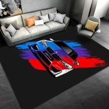 Rennwagen-Muster, Kunstwerk, Teppich, Schlafzimmer, Wohnzimmer, cooler F1-Teppich für Küche, Fußmatten, Heimdekoration, rutschfeste Bodenunterlage, Teppiche, Geschenk