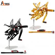 Areyourshop Für Yamaha YZF R1 2004 2005 2006, YZF-R1 Fußrastenanlage, Fußrasten, verstellbare Fußrasten, Motorradzubehör, Teile