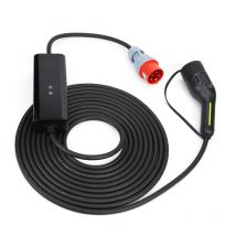 11KW 16A 3 Phase Type2 EV Caricatore portatile EVSE Scatola di ricarica Caricatore per auto elettrica Spina CEE Caricatore per veicoli elettrici