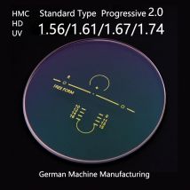 Lenti multifocali progressive ad alta definizione 1.56 1.61 1.67 1.74 1 paio Miopia Ipermetropia Lenti ottiche da vista Uomo Donna