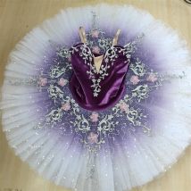 Neue Professionelle Ballett Tutus Lila Ballett Kleid Ballerina kinder Kleidung Ballroom Dance Kleidung Wettbewerb Kostüme Mädchen