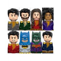 Building blocks Superhero Mini Action figures Children's Party gifts Brick toys Comic version of Batman Shazam Freddy Freeman