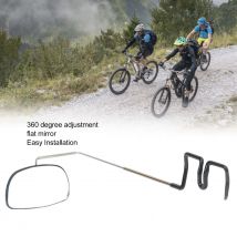 Bike Helmet Rearview Mirror 360 Degree Adjustment Easy Installation Stable Durable High Quality Cycling Eyeglass Rearview Mirror