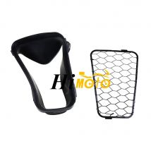 Motorcycle Black Fresh Air Intake Tube Duct Mesh Grill For Honda CBR600RR CBR 600RR CBR 600 RR 2007 2008 2009 2010 2011 2012
