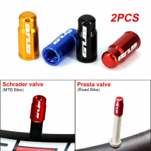 2 pz. Tappi Valvola Bici in Alluminio CNC GUB per MTB Bici da Strada, Coprivalvola Antipolvere per Valvole AV FV Schrader Presta