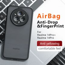 Custodia per Realme 14 13 Pro Plus Lite copertura delicata sulla pelle in acrilico trasparente satinato per Realme14 13 Pro Plus paraurti antiurto Funda