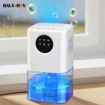 Piccolo deumidificatore Home Air Dyer Grande capacità Rimozione dell'umidità interna Camera da letto Ufficio Purificazione dell'aria silenziosa Deumidificatore da 1,7 litri