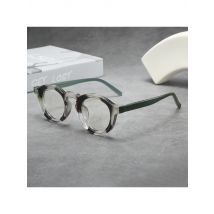 JNPCXI Classic Retro Glasses Frame Men Women Ultralight Round Small Frame Anti Blue Light Transparent Lens Eyeglasses