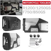 Für BMW R1250GS F750GS F850GS R1200GS ADV GS R1250 Motorrad Aluminium Werkzeugkasten Wasserdicht Linke Seite Werkzeug Box Für Benelli TRK502X
