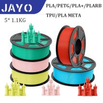 JAYO PLA/ABS/PETG/TPU/PLA PLUS/PLAMeta/ Filamento 3D 1.75mm 5 Rotoli 2.5KG/5.5KG100% No Bubble FDM Materiali per stampante 3D Regalo fai da te