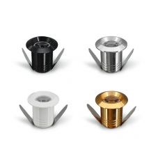 4/10 pz 1 W 3 W Mini Faretto A LED 110V220V 12 V 20mm Ritaglio Da Incasso Da Incasso Lampada Da Soffitto Vetrina Display illuminazione per interni