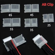 10/20pcs/lot 2S 3S 4S 5S 6S JST-XH Balanced head protection Balance Plug Savers AB Clip for Rc Lipo Battery
