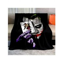 1PC Crazy Joker Print Blanket Warm Soft and Comfortable Home Travel Blanket Sofa Bedding Camping Cars Cover Blanket for Gifts