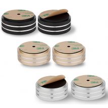 Speaker Stands Full Aluminum Speaker Spike Isolation Feet Pads for Turntable Monitor CD DAC Amplifier 58x22mm 4PCS