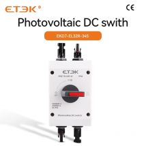 Photovoltaik Solar DC Isolation schalter Outdoor PV Solar Schalter 4p 1000v 32a ukpm Dreh griff ip66 wasserdicht ekd7