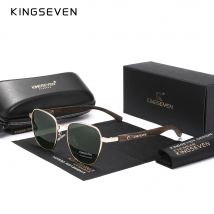 KINGSEVEN ulepszenie jakości okulary przeciwsłoneczne z drewna hebanowego męskie spolaryzowane ochrona UV400 okulary w stylu retro damskie óculos