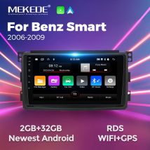 MEKEDE Android 13 AUTO Bilradio Stereo 2Din für Mercedes Benz Smart Fortwo 451 2006-2009 CarPlay WIFI Multimedia Video Player BT