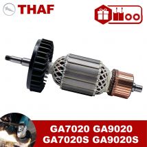 AC 220V 240V GA7020 GA9020 GA7020S GA9020S MT900 Armadura Rotor Stator Field For MAKITA Amoladora Angular Repuestos 518725-7