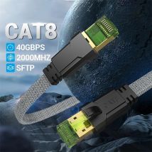 Cavo Ethernet CYANMI Cat8 STTP 40Gbps 2000MHz Cat 8 RJ45 Cavo patch Lan di rete per router Modem Internet Cavo Ethernet RJ 45