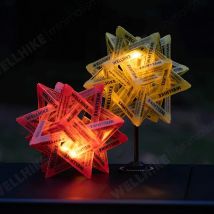 WELLHIKE Outdoor Star Camping Lichtschirm Wasserdichter Atmosphärenlampenschirm DlY Laternenschirm Verschleißfest für Campingzelt