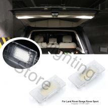 2X LED Courtesy Footwell Luggage For Land Rover Range Rover Sport L322 2005-2008 Trunk Tailgate Boot interior light  error free