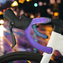 NPY Bicycle Handlebar Strap Reflective Discolor Handlebar Tape Anti-slip Shock-absorption Handle Strap Cycling Part  Accessories