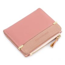 Women's Wallet Short Pink Coin Purse Fashion Wallets for Woman Card Holder Small Ladies Wallet Female Hasp Mini Clutch for Girl