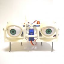 3D-Druck SG90 Robotic Eye für Arduino Robot DIY Kit ESP32 Open Source Code PS2 Control Robot Eyes Programmierbares Spielzeug Robot Kit