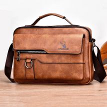 Weixier Männer Umhängetasche für 9,7 Ipad Männer PU Leder Klappen herren Umhängetasche Business Klappe Männlich Solide Umhängetasche reisetasche